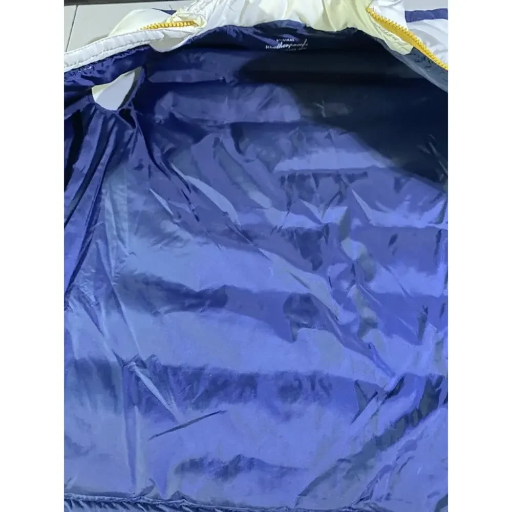 Weatherproof Original Quilted Vest Teen Girls Large Blue Green White NWT
